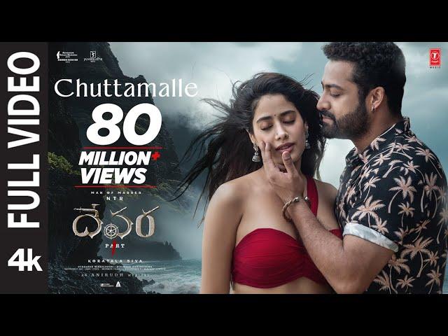 Full Video: Chuttamalle - Devara | NTR | Janhvi Kapoor | Anirudh | Shilpa Rao | Koratala Siva