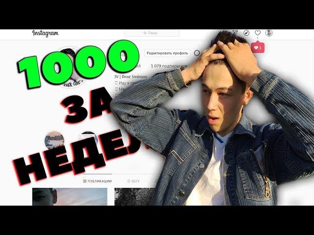 Как Набрать 1000 Активных Подписчиков в INSTAGRAM за НЕДЕЛЮ! - схема 2020