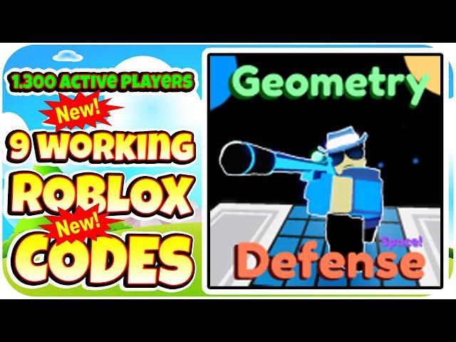 NEW CODES [EVENT] Geometry Defense! By DuoGames!, Roblox GAME, ALL SECRET CODES, ALL WORKING CODES