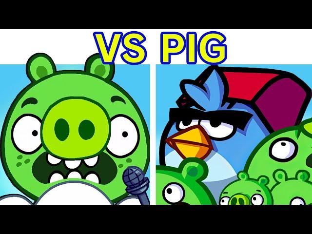 Friday Night Funkin' VS Pig | Ross V2 FULL WEEK + Cutscenes & Ending (FNF MOD/HARD) (Bad Piggies)