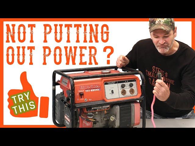 How To Fix a Generator That Won't Put Out Power