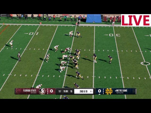 LIVE Florida state Seminoles vs Notre Dame Fighting Irish /NCAA WEEK10/ College Football 25