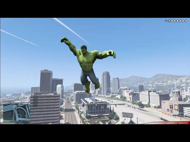 GTA 5 - Hulk Rampage + Six Star Escape