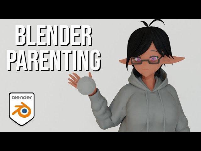 PARENTING OBJECTS IN BLENDER - BLENDER BEGINNER TUTORIAL