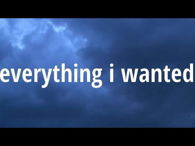 Billie Eilish - everything i wanted (Lyrics)