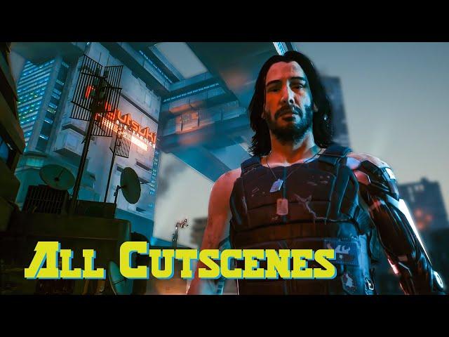 ALL JOHNNY SILVERHAND (Keanu Reeves) BEST CUTSCENES/MOMENTS - CYBERPUNK 2077 2020