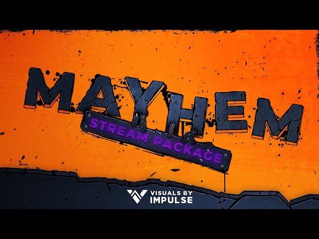 Mayhem Stream Package | Borderlands 3 | Twitch Overlays