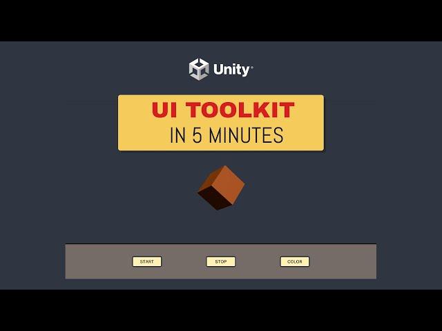 Unity UI Toolkit in 5 Minutes