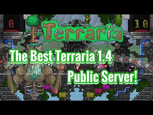 The Best Terraria Public Server! (IOS/ANDROID) (PEDGUINS SERVER) | Terraria 1.4