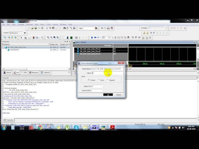 xor gate verilog coding using data flow modeling||analog projects projects in pune