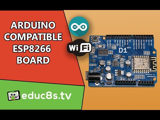 Arduino Tutorial: First look at the WeMos D1 Arduino compatible ESP8266 Wifi Board from Banggood.com