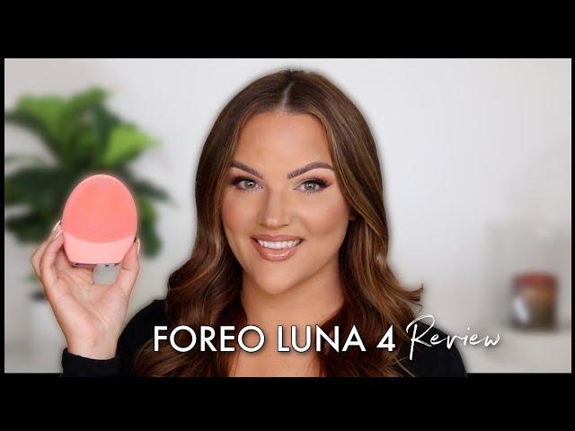 FOREO LUNA 4 Facial Cleansing & Firming Massage REVIEW + DEMO