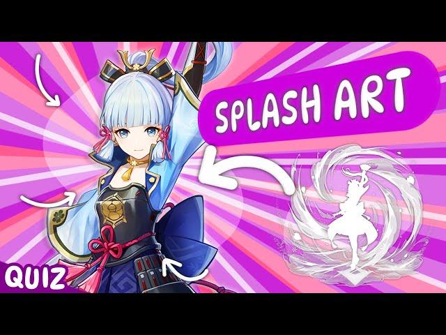 [QUIZ] GUESS GENSHIN IMPACT CHARACTERS BY SPLASH ARTS