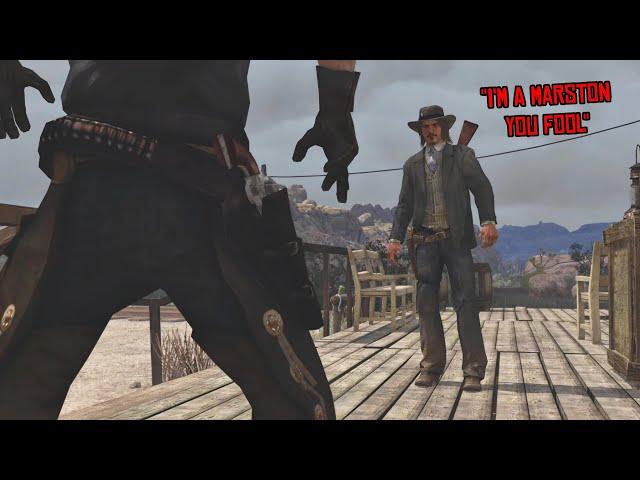 This fake gunslinger doesn't know who Jack's father was | Rdr1