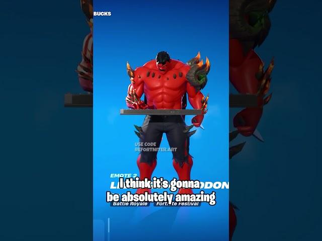 RED HULK is in Fortnite!