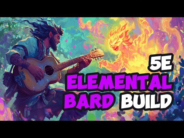 5E Elementalist Bard Build! #dnd5e #dnd #dungeonsanddragons5e #dungeonsanddragons #dndplayer #5e