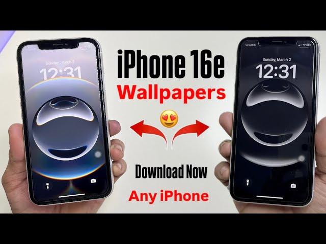 iPhone 16e Wallpapers - How to Get iPhone 16e Wallpapers on any iPhone