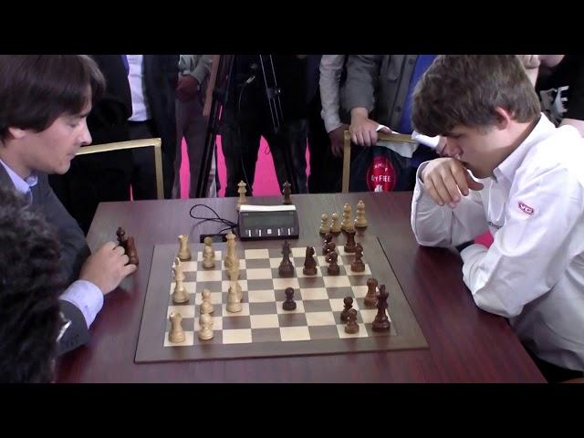 GM Morozevich (Russia) - GM Carlsen (Norway) 2013 FF