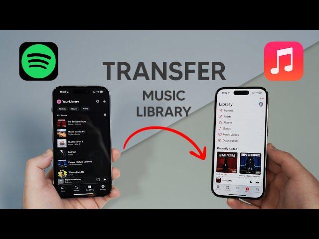 (Free!) How To Transfer Music Library on iPhone - Spotify, Apple Music, Amazon Music…