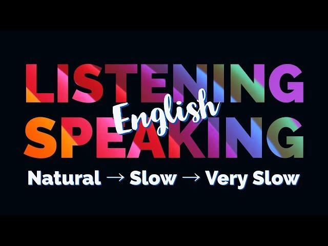 English Listening & Speaking Practice - Listen and Repeat the Sentences