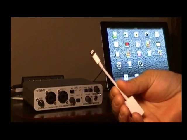 How-to setup the Edirol UA25 on iPad