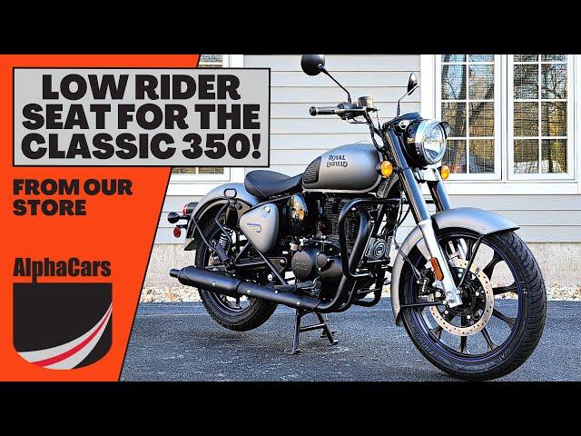 Unbelievably Comfortable! Our Royal Enfield Classic 350 Low Rider Seat Review