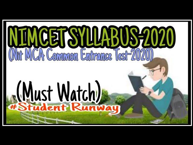 Nimcet syllabus-2020 |syllabus of Nimcet 2020|