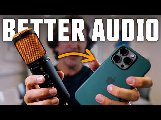 HOW TO USE a USB Mic on an iPhone 16 (or 15)