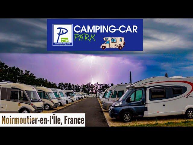 Motorhome Adventures Camping Car Park Aire Noirmoutier en l'Île Vendée France