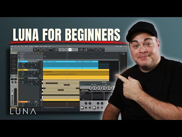 UA Luna Basics - Luna DAW Tutorial For Beginners