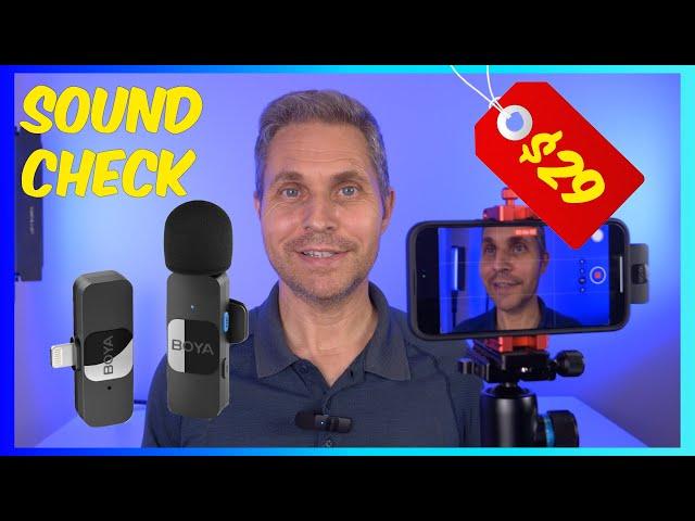 BOYA BY-V1| Best budget wireless microphone for phone | sound test #wirelessmicrophone