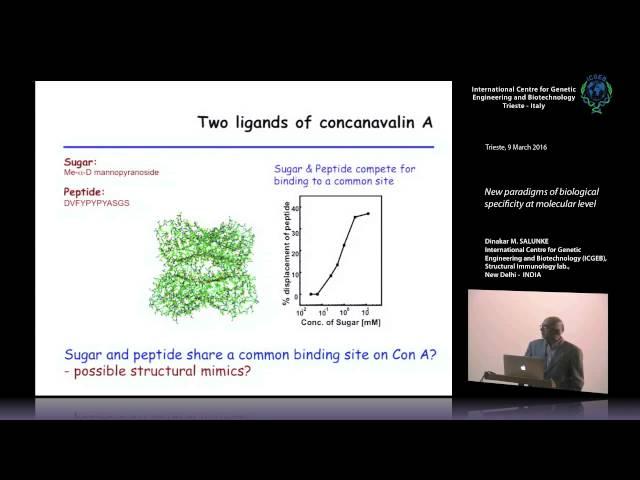 D.M. Salunke - New paradigms of specificity at molecular level in immune recognition