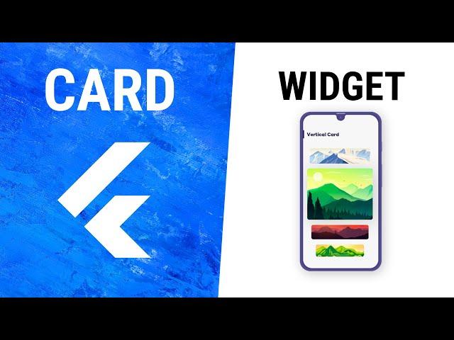 Flutter Card Widget