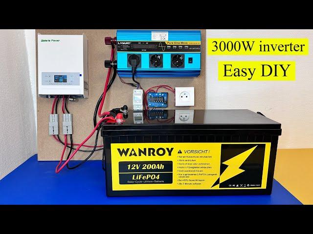 how to install a home solar energy storage system, Complete installation, wanroy