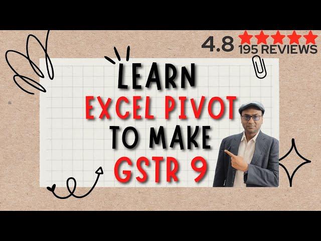 the secret to this pivot table shall make HSN details of outward supply of GSTR 9 super easy