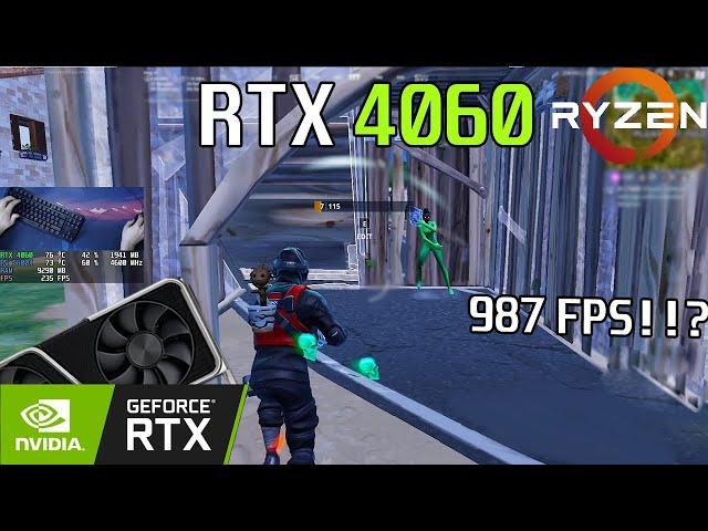  RTX 4060 + Ryzen 5 5600X Fortnite SEASON 3 · COMPETITIVE SETTINGS