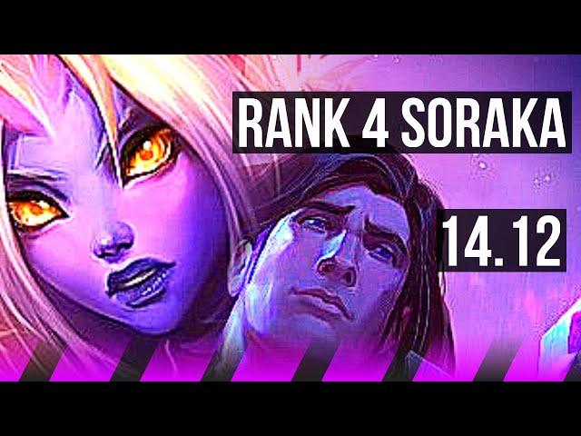 SORAKA & Jinx vs TARIC & Kai'Sa (SUP) | Rank 4 Soraka, 4/2/9 | VN Master | 14.12