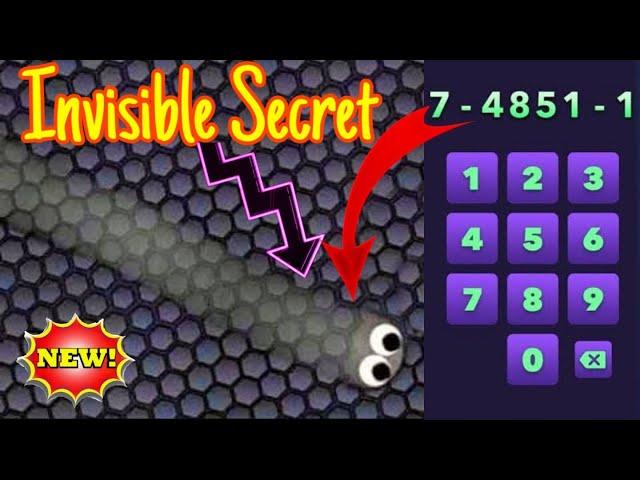 Slither.io Invisible Skin Code 2022 - Invisible Skin for Slither.io