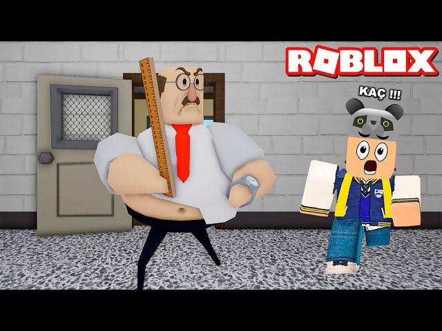 Okuldan Kaçıyorum!! Öğretmen Çıldırdı - Panda ile Roblox GREAT SCHOOL BREAKOUT