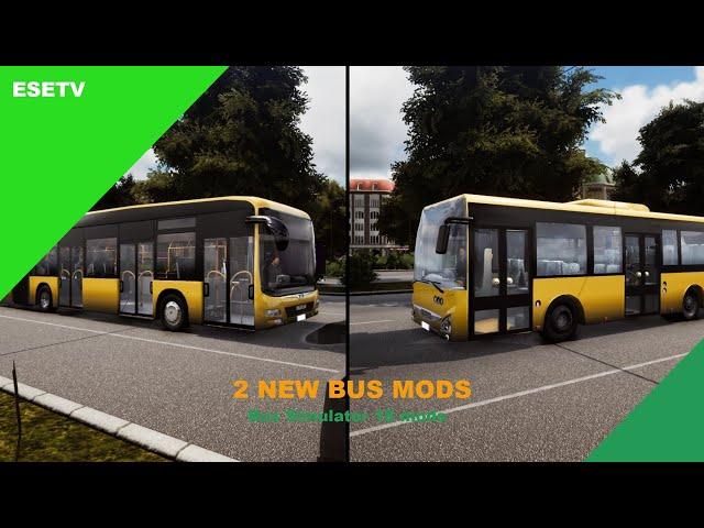 2 New buses! Bus Simulator 18 mod showcase