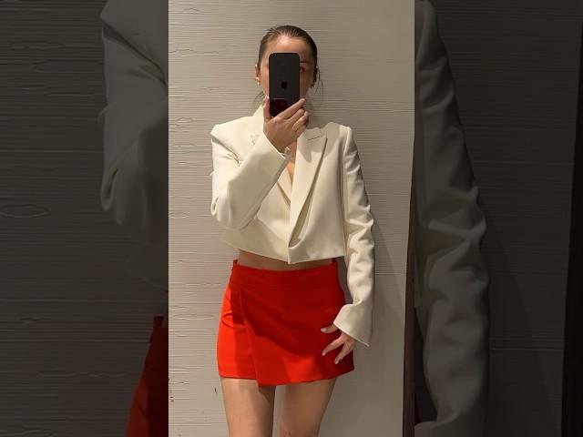 #zara #jacket #blazer #shorts #springoutfit