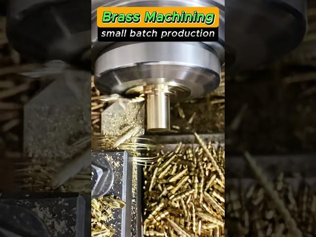 Brass machining small batch production  | ZHUANXIN Precision Factory  #cnc #cncmilling #factory