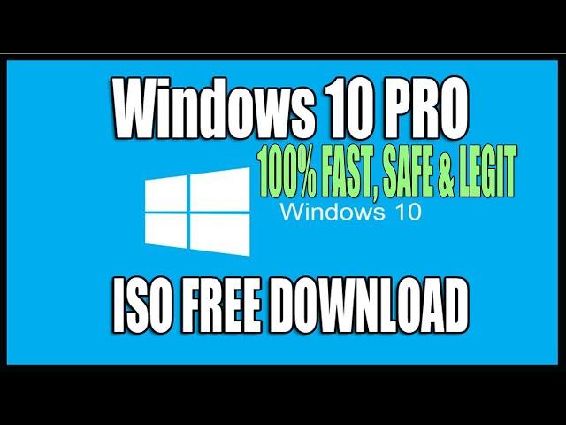 Windows 10 Pro Free Download ISO Tutorial (1903,1809,1803,1703) without media creation tool