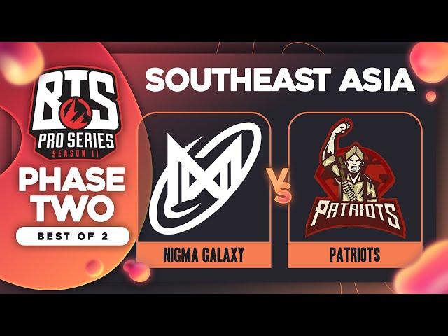 NGX.SEA vs Patriots Game 1 - BTS Pro Series 11 SEA: Groups w/ Ares & hairy_freak