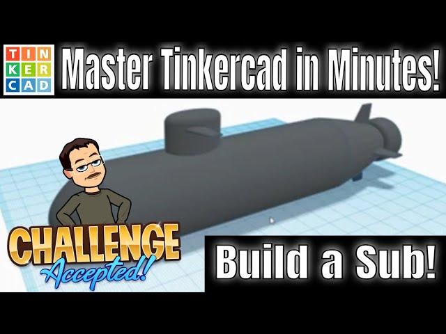 Create a Sweet Submarine! Master Tinkercad in Minutes #sub #navy