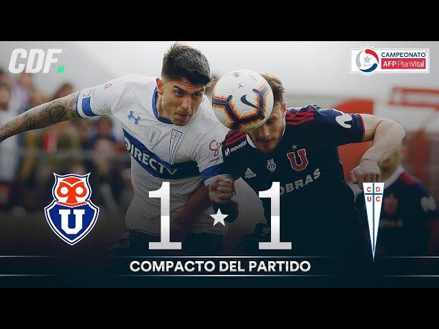 U. De Chile 1 - 1 U. Católica | Campeonato AFP PlanVital 2019 Segunda Fase | Fecha 5 | CDF