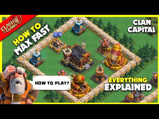 How to play Clan Capital - Clash of Clans (Full Explained) | Clan Capital Tutorial