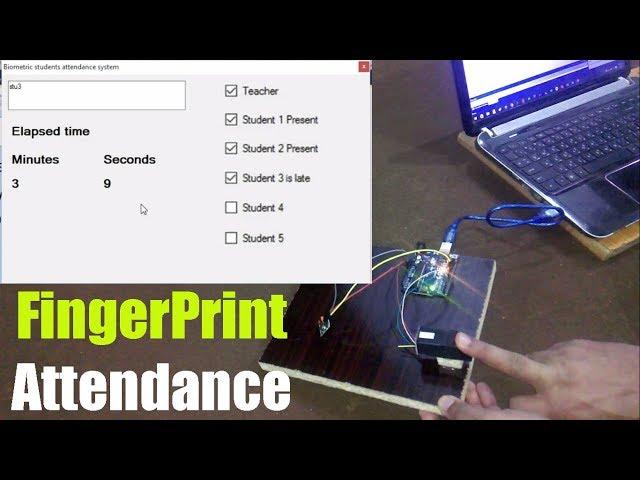 Fingerprint attendance | Biometric attendance system | fingerprint time attendance “Arduino project”