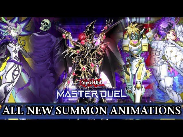 [4K] NEW MASTER DUEL ANIMATIONS (Ver 2.1.1) | RED-EYES DRAGOON, WHITE FOREST, and MORE!