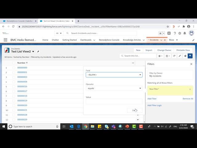 How to create List view in Salesforce